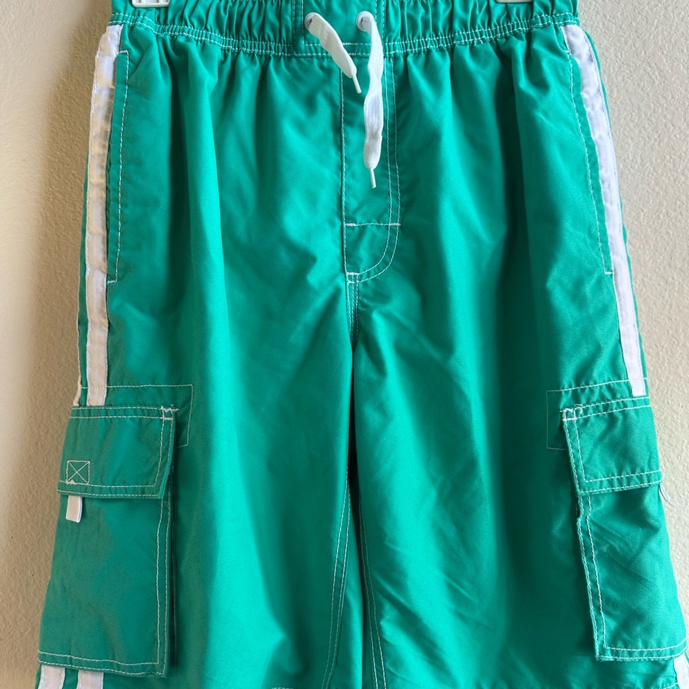 KANU SURF MEN'S SEAFOAM GREEN SWIM TRUNKS/SHORTS VINTAGE